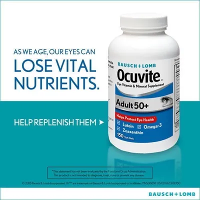 Bausch + Lomb Ocuvite Adult 50+