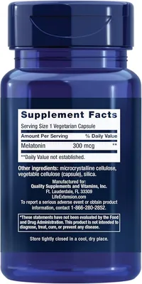 Life Extension Melatonin 300mcg